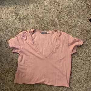 Pink brandy melville top